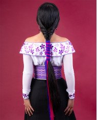 BLUSA SAMI BORDADO SEDA (XS)