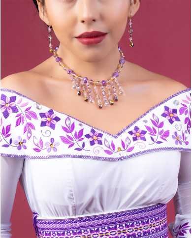 BLUSA SAMI BORDADO SEDA