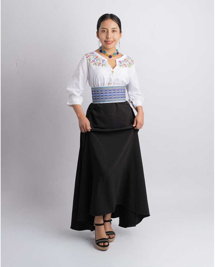 BLUSON YURAK LINO BORDADO SEDA