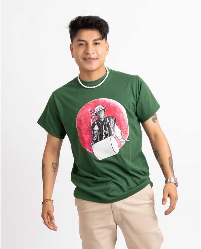 CAMISETA CHIMBUZERO VERDE HOMBRE