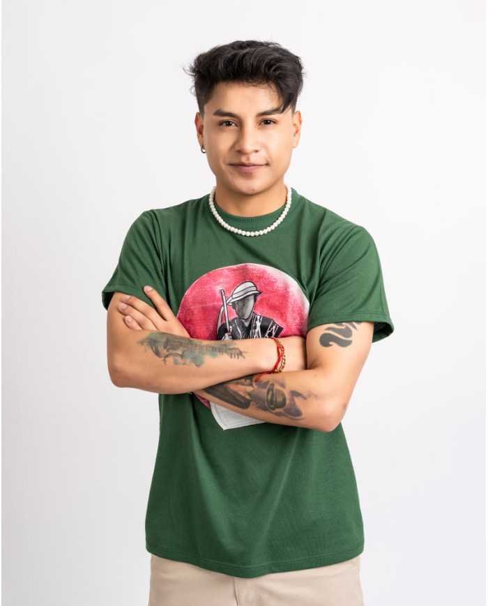 CAMISETA CHIMBUZERO VERDE HOMBRE