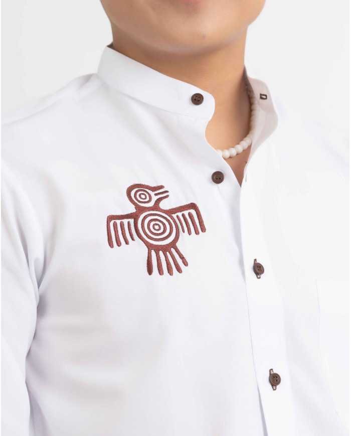 CAMISA SINCHIYAY BORDADO SEDA