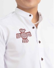 CAMISA SINCHIYAY BORDADO SEDA