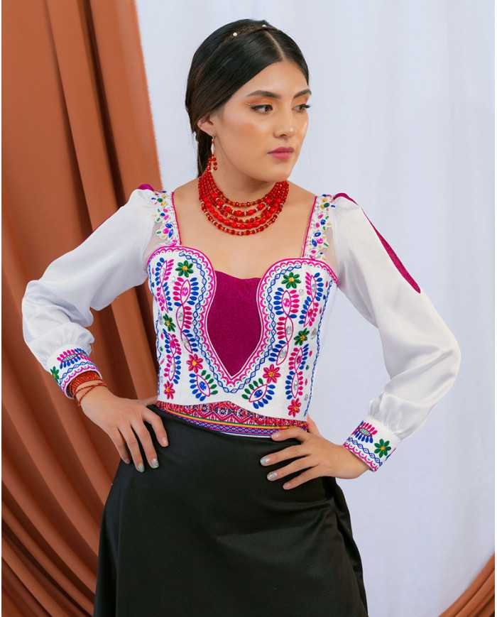 CORSET SISAKINKU PURUHÁ DECORADO EN PEDRERÍA