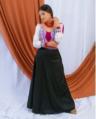 CORSET SISAKINKU PURUHÁ DECORADO EN PEDRERÍA