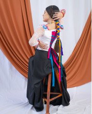 CORSET PACHAKUTIY COLORES DECORADO EN PEDRERÍA