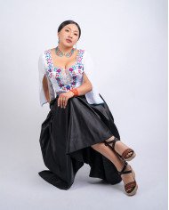 CORSET SISAY CARDENILLO DECORADO EN PEDRERIA