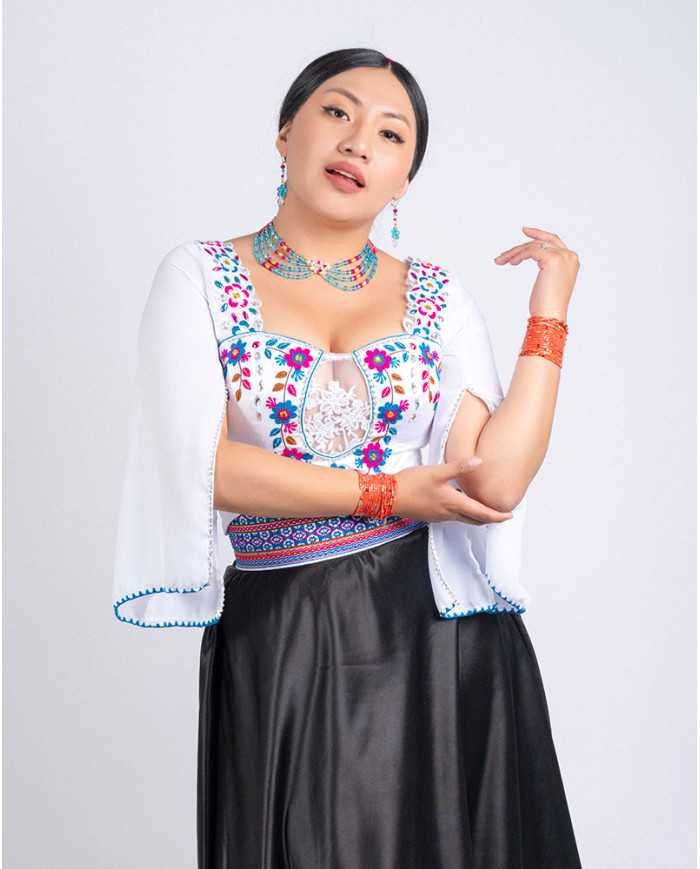 CORSET SISAY CARDENILLO DECORADO EN PEDRERIA