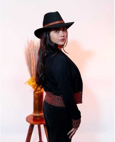 CHAQUETA TEJIDA NINA NEGRO