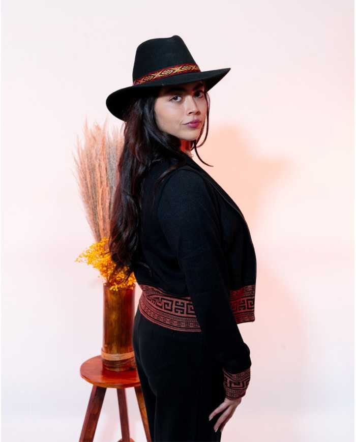 CHAQUETA TEJIDA NINA NEGRO