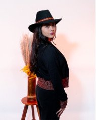 CHAQUETA TEJIDA NINA NEGRO