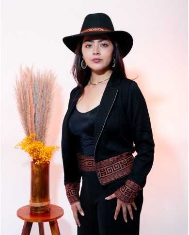 CHAQUETA TEJIDA NINA NEGRO