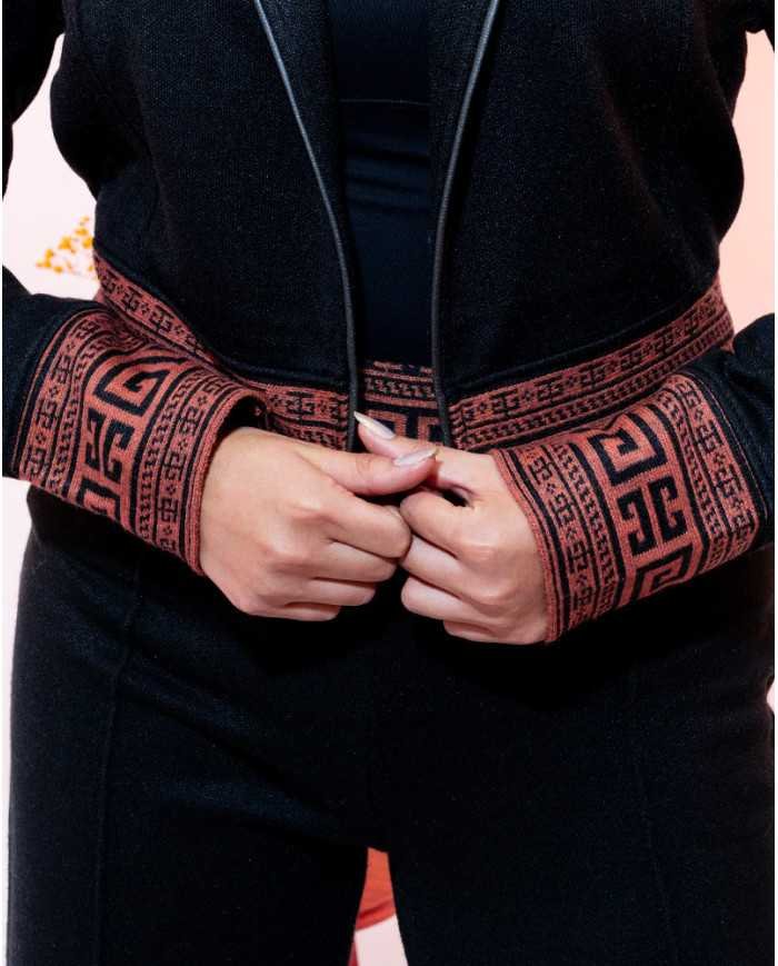 CHAQUETA TEJIDA NINA NEGRO