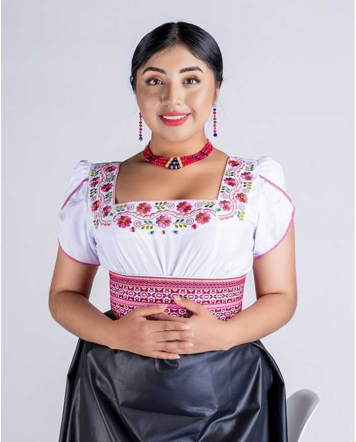 BLUSA KAWSAY BORDADO SEDA