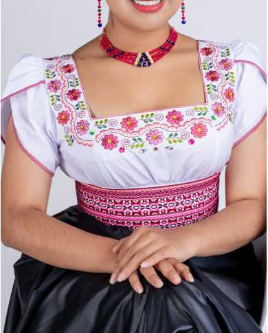 BLUSA KAWSAY BORDADO SEDA