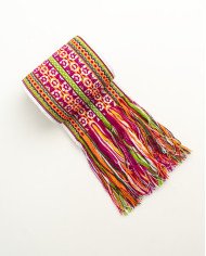 FAJA WAMINSI FUCSIA TEJIDO ANCHA