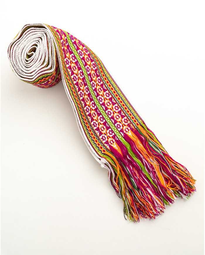 FAJA WAMINSI FUCSIA TEJIDO ANCHA