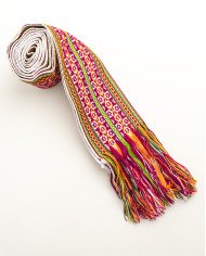 FAJA WAMINSI FUCSIA TEJIDO ANCHA