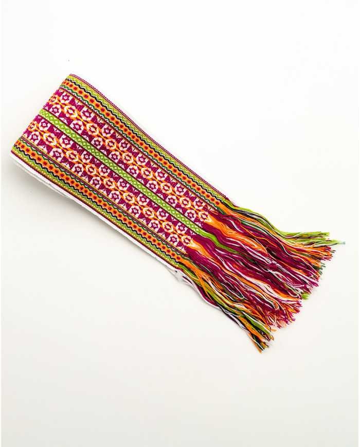 FAJA WAMINSI FUCSIA TEJIDO ANCHA