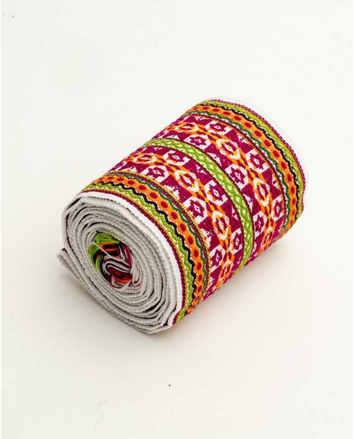 FAJA WAMINSI FUCSIA TEJIDO ANCHA