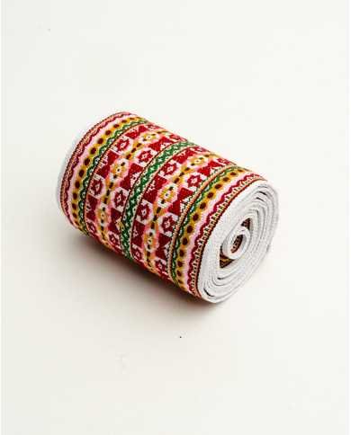 FAJA SISAY ROJO TEJIDO ANCHA