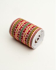 FAJA SISAY ROJO TEJIDO ANCHA