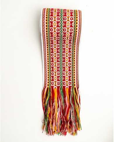 FAJA SISAY ROJO TEJIDO ANCHA