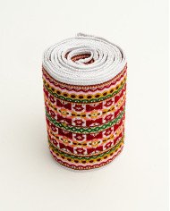 FAJA SISAY ROJO TEJIDO ANCHA