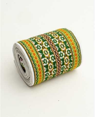 FAJA CHAKIRA VERDE TEJIDO ANCHA