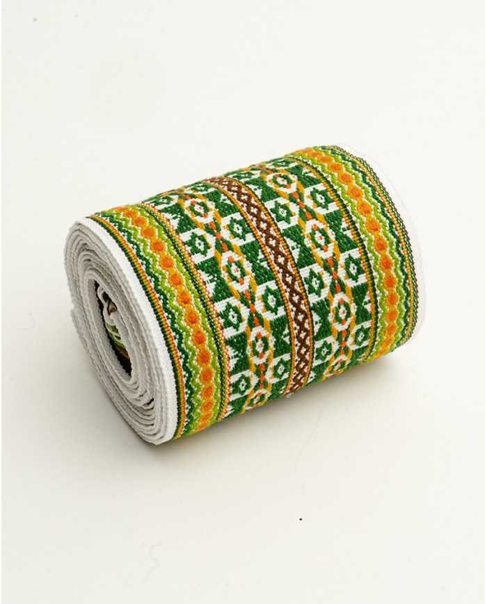 FAJA CHAKIRA VERDE TEJIDO ANCHA