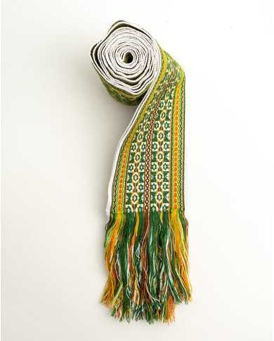 FAJA CHAKIRA VERDE TEJIDO ANCHA