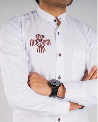 CAMISA SINCHIYAY BORDADO SEDA