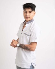 CAMISA KAMAY BORDADO SEDA