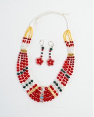 COLLAR Y ARETES SUMAK KAWIÑA CRISTALES