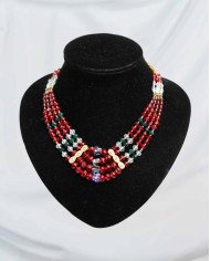 COLLAR Y ARETES SUMAK KAWIÑA CRISTALES