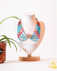 COLLAR Y ARETES SISAY CARDENILLO CRISTALES