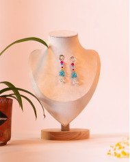 COLLAR Y ARETES SISAY CARDENILLO CRISTALES