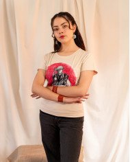 CAMISETA CHIMBUZERO BEIGE MUJER