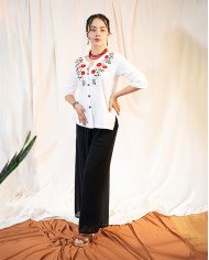 BLUSON PUKA LINO BORDADO ORLÓN