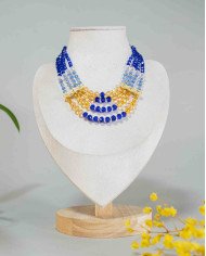 COLLAR Y ARETES KINKUSHKA CRISTALES