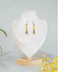 COLLAR Y ARETES KINKUSHKA CRISTALES