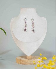 COLLAR Y ARETES SAMI CRISTALES
