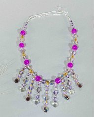 COLLAR Y ARETES SAMI CRISTALES