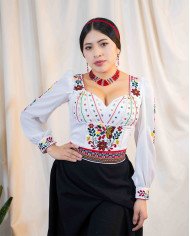 CORSET TUKUNA KAWIÑA DECORADO EN PEDRERÍA