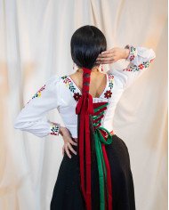 CORSET TUKUNA KAWIÑA DECORADO EN PEDRERÍA