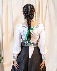 BLUSA INTI BLANCO BORDADO SEDA