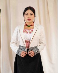 CHAQUETA TEJIDA NINA BEIGE