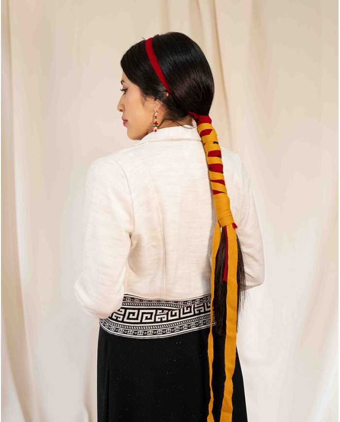 CHAQUETA TEJIDA NINA BEIGE