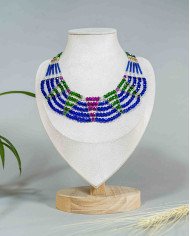 COLLAR Y ARETES ALLPA PAPASISA CRISTALES