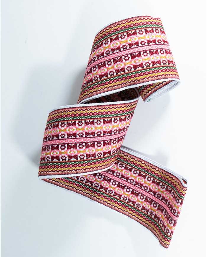 FAJA MAKI NINA ROJO TEJIDO ANCHA